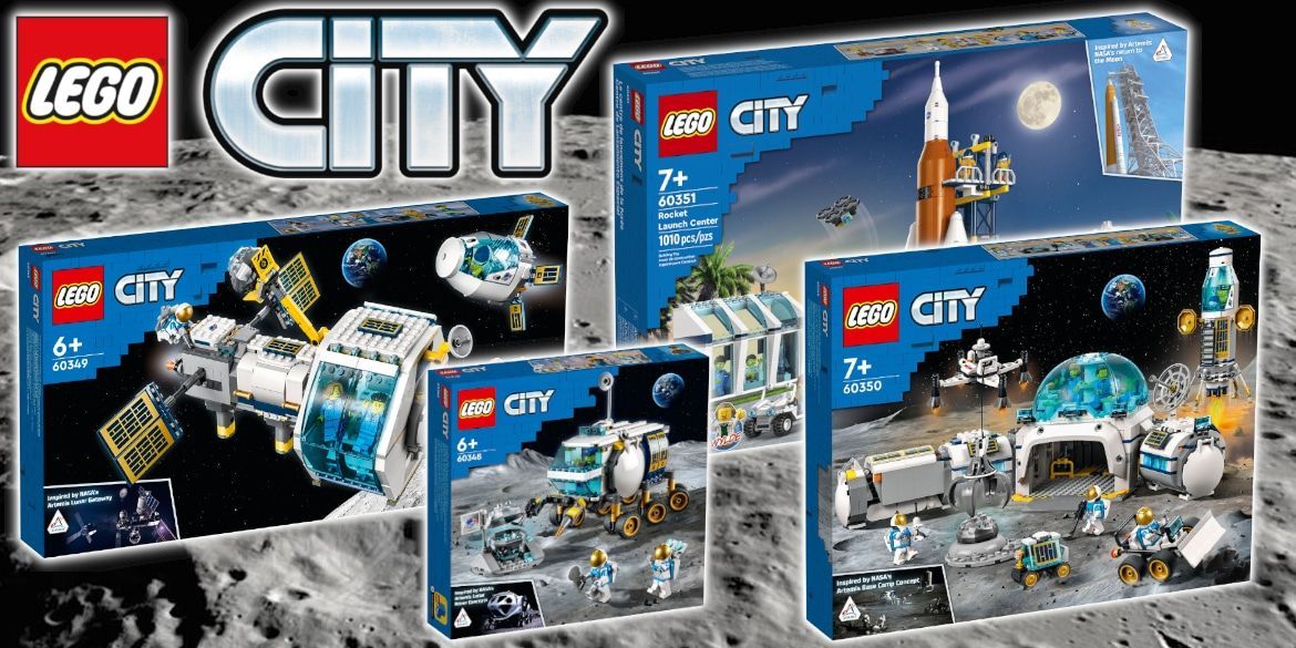 City mehr! LEGO 2022 Neuheiten: März Raumstation & Mond-Forschungsbasis,