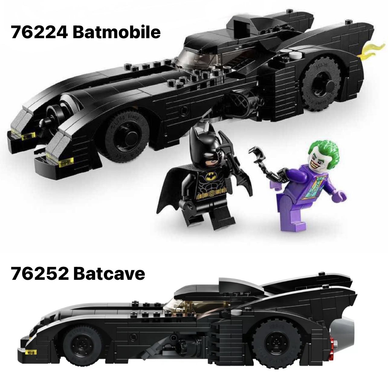 LEGO Batman 76224 Batmobile 1989 mit Jack Nicholson Joker