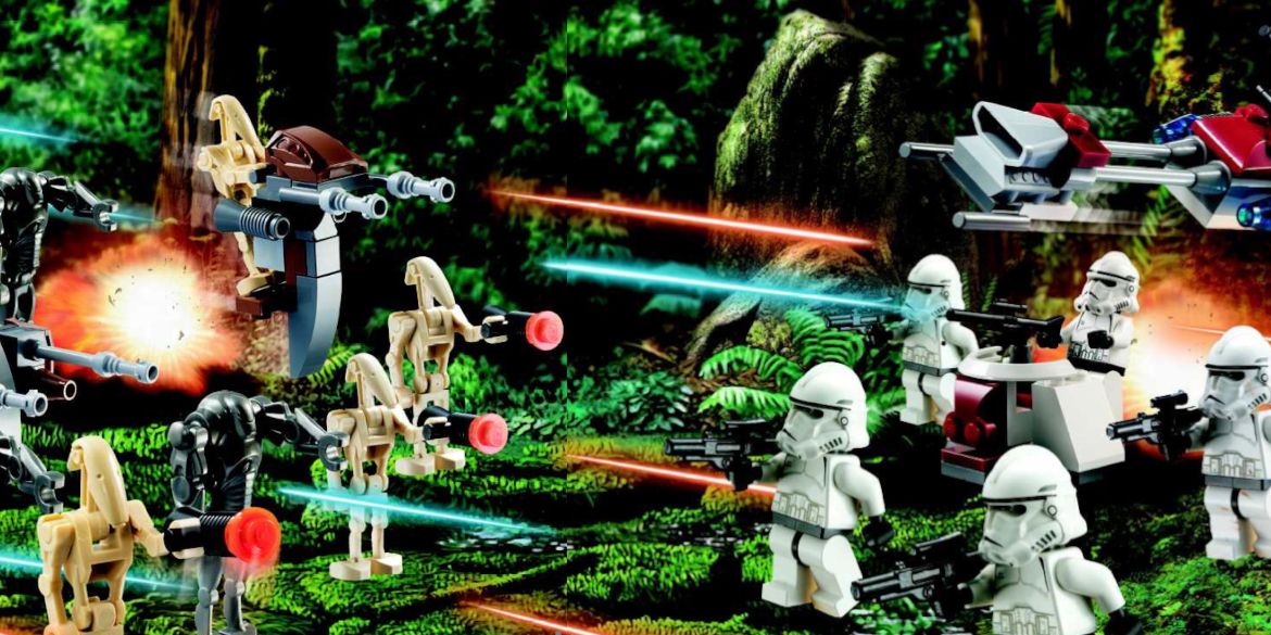 LEGO 75372 Clone Trooper & Battle Droid Battle Pack: 9 Figuren und