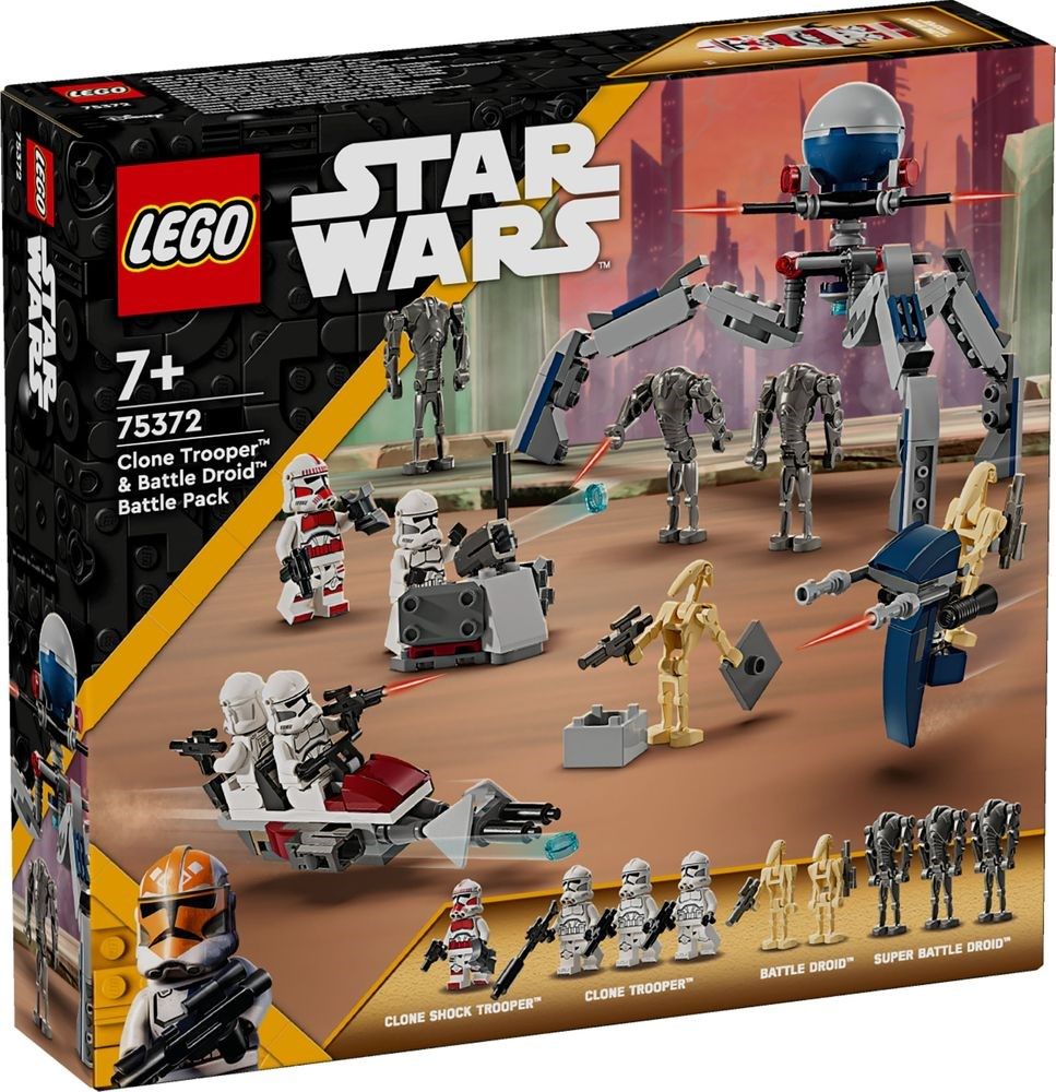 LEGO Star Wars 2024 JanuarNeuheiten Clone Trooper & Battle Droid