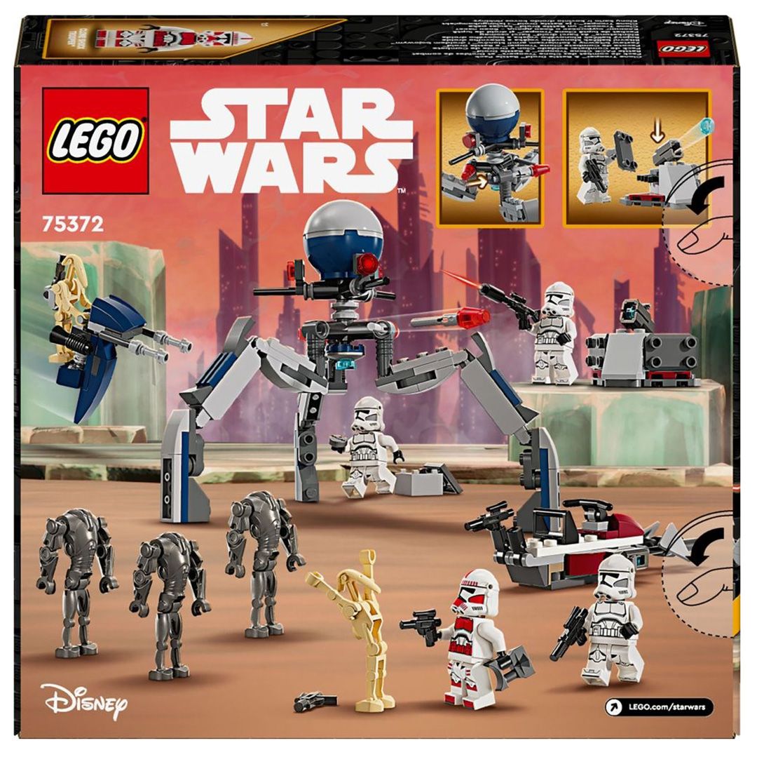 LEGO Star Wars 2024 JanuarNeuheiten Clone Trooper & Battle Droid