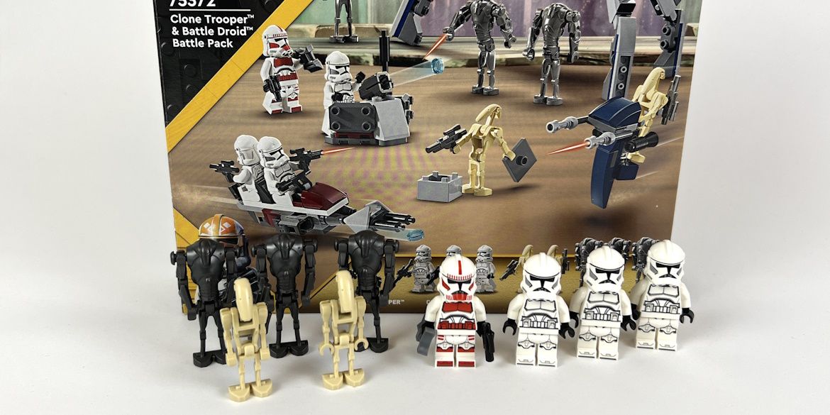 LEGO Star Wars 75372 Clone Trooper & Battle Droid Battle Pack – LEGO Speed  Build Review 