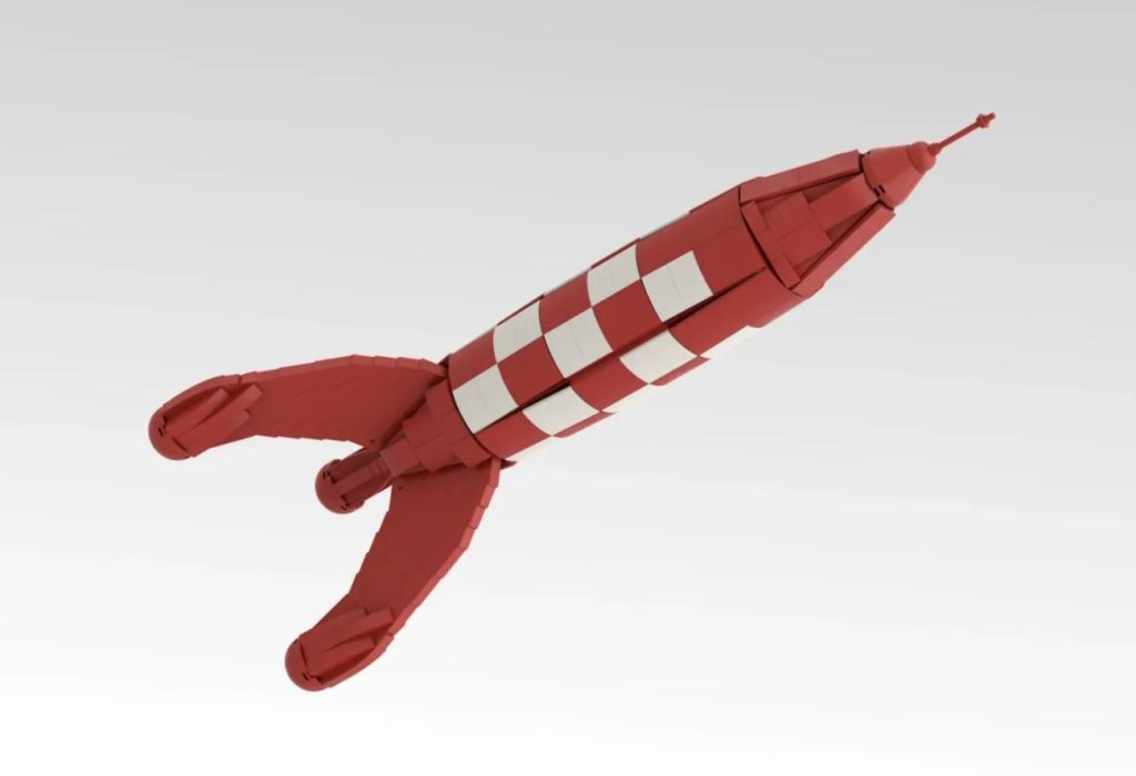 LEGO Ideas Tintin Space Rocket