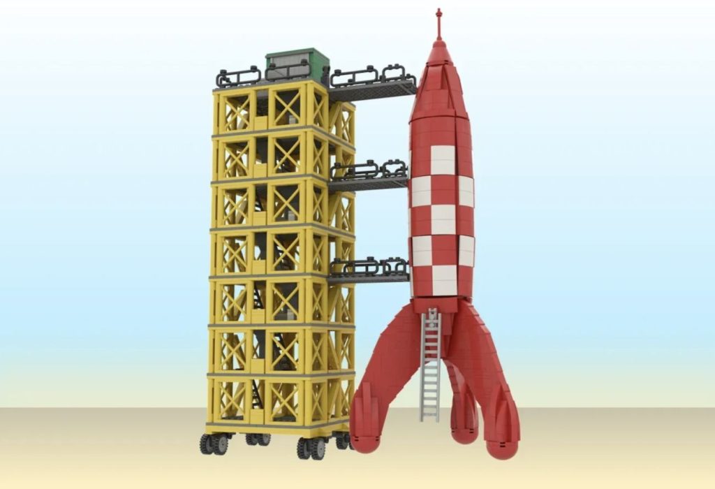 LEGO Ideas Tintin Space Rocket